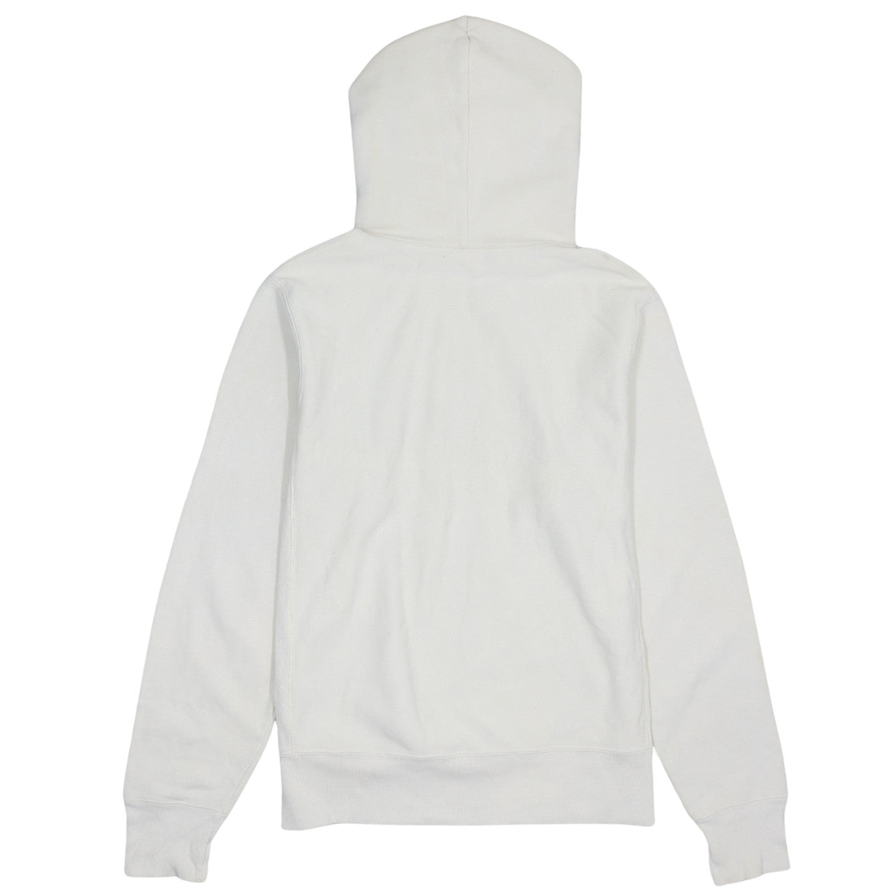 Champion Men's White Reverse Weave Pullover Hoodie Size Small