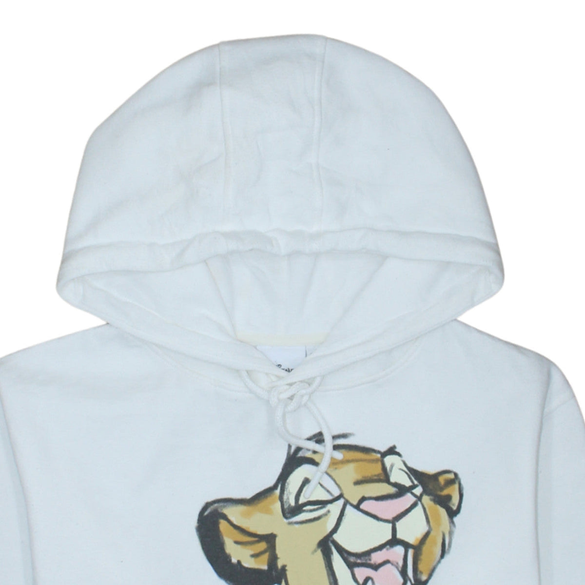 Additional view of Disney x Primark Women White XS Hoodie with Lion King Graphic