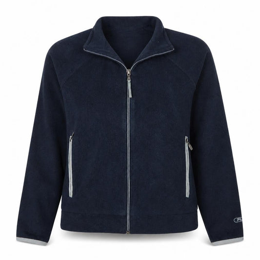 Fila Women's Blue Fleece Full Zip Jacket Size S