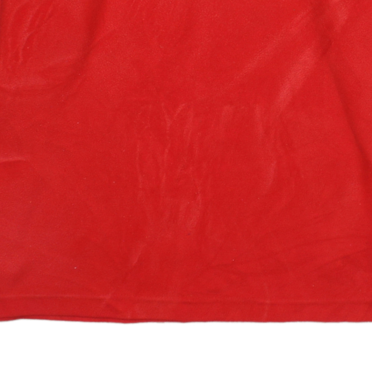 Champion Mens Red Fleece Quarter Zip Pullover Sweatshirt Size M