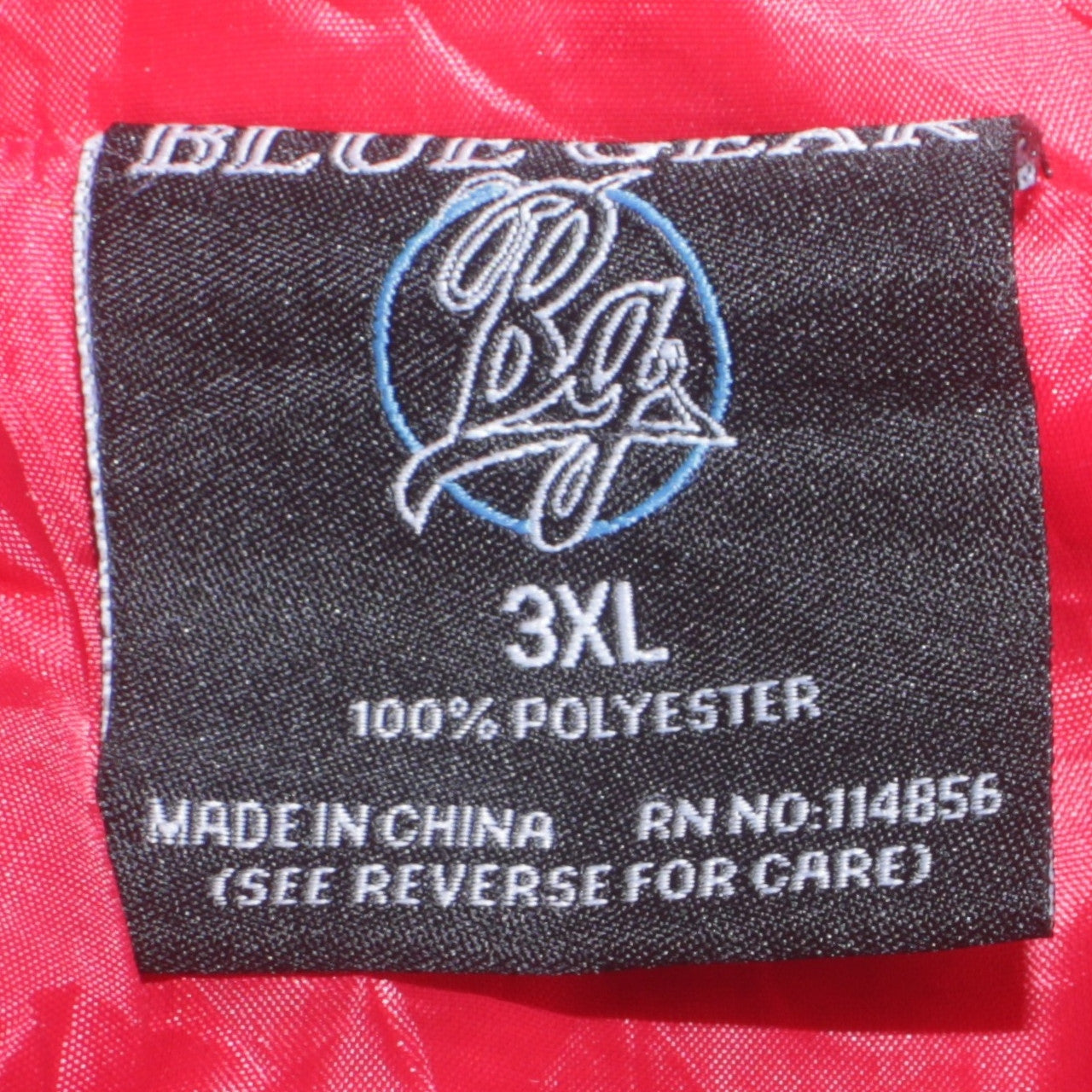 Blue Gear Men's Black 3XL Bomber Jacket Hooded Full Zip Polyester