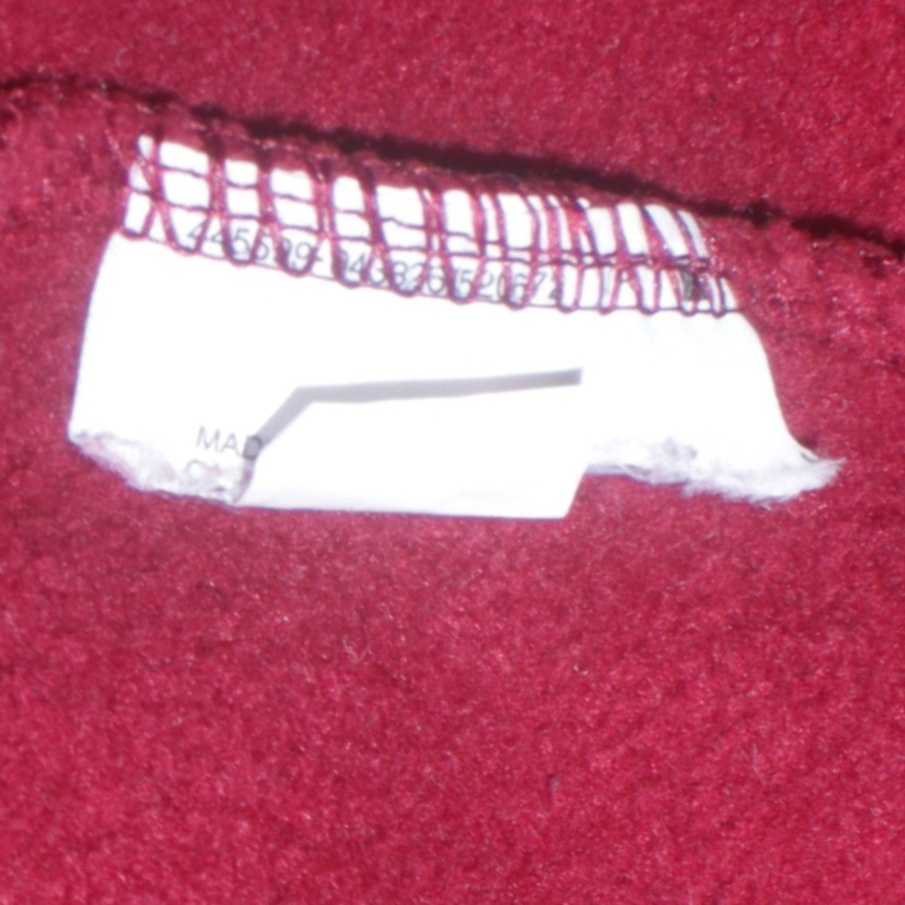 Nike Womens Burgundy Gold Logo Pullover Hoodie Size M