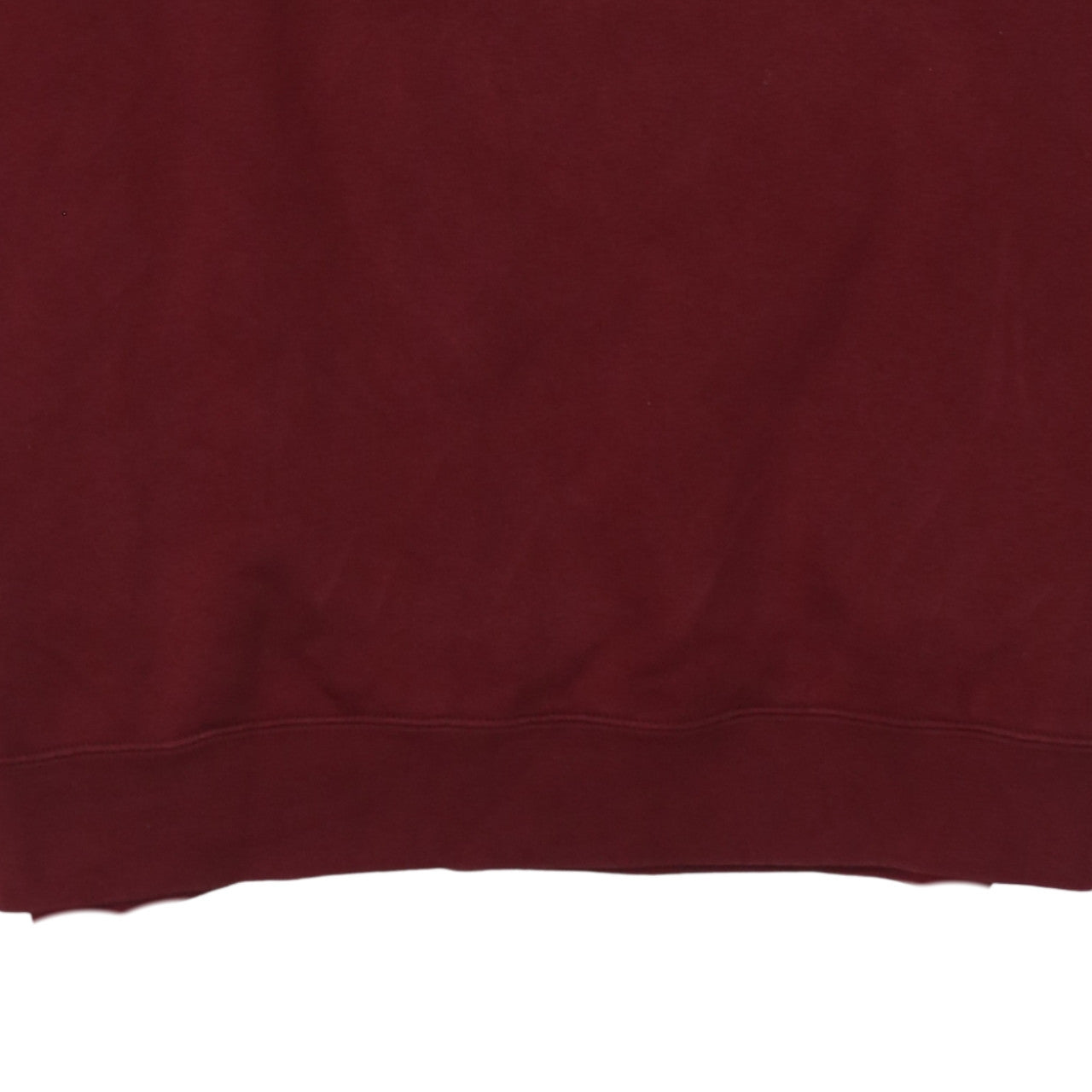 Nike Womens Burgundy Gold Logo Pullover Hoodie Size M