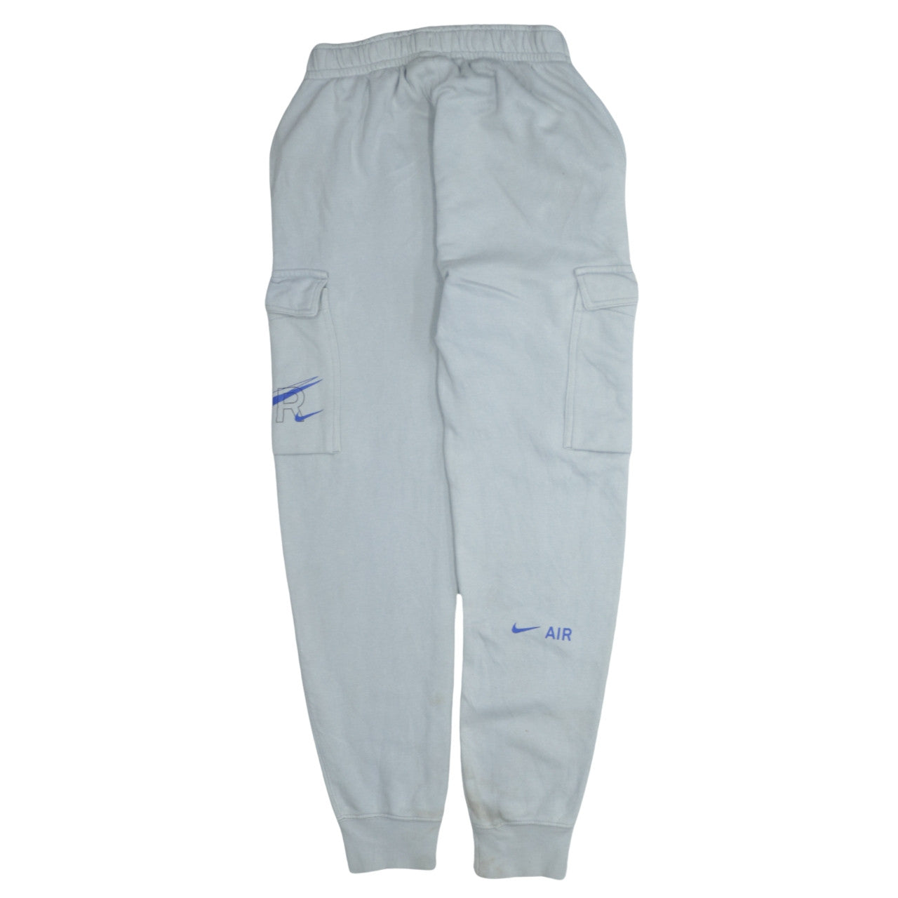 Nike Mens Grey XS Cargo Jogger Sweatpants Tapered Fleece