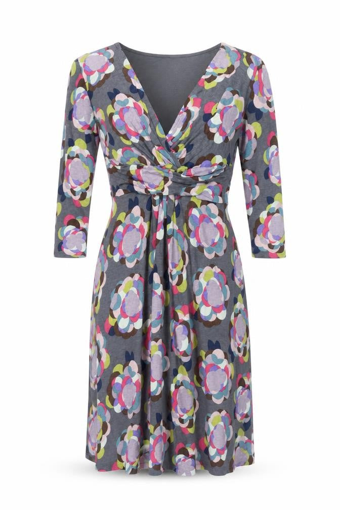 Boden Women’s Multicoloured Viscose Wrap Dress Size 12