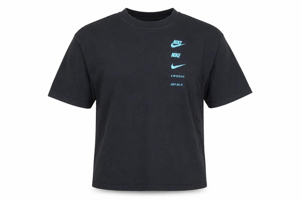 Nike Men's Black Graphic Logo Sports T-Shirt Size M