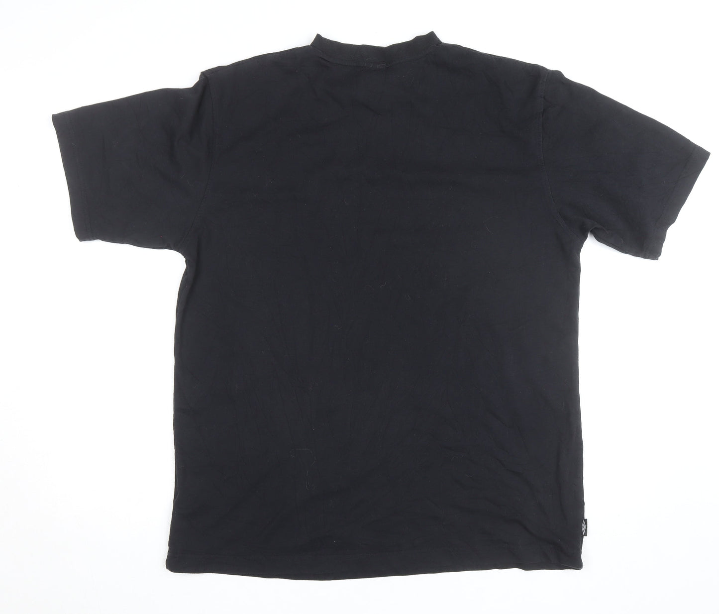 Umbro Men's Black Crew Neck Sports T-Shirt Size L