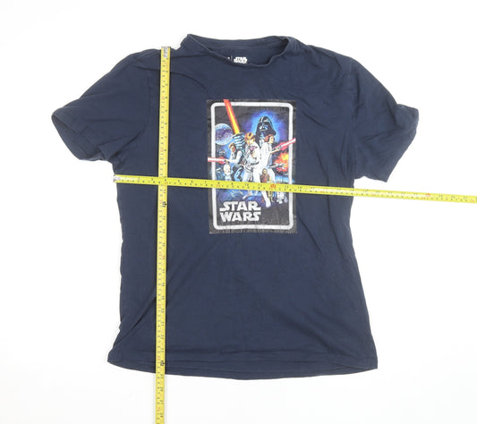 GAP Star Wars Men's Blue Graphic Short Sleeve T-Shirt Size M