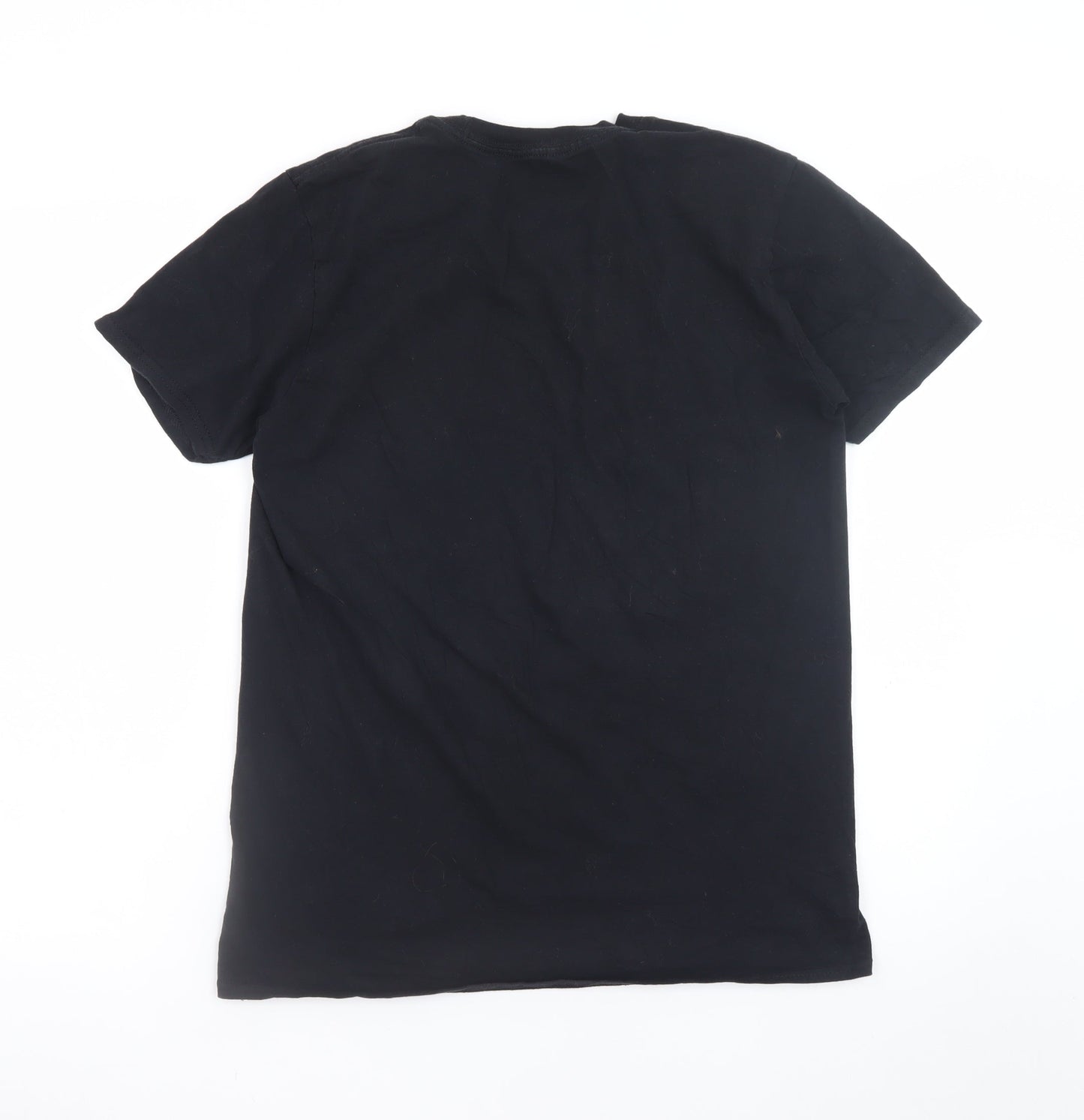 2PAC Men's Black Short Sleeve Graphic Music Cotton T-Shirt Size S