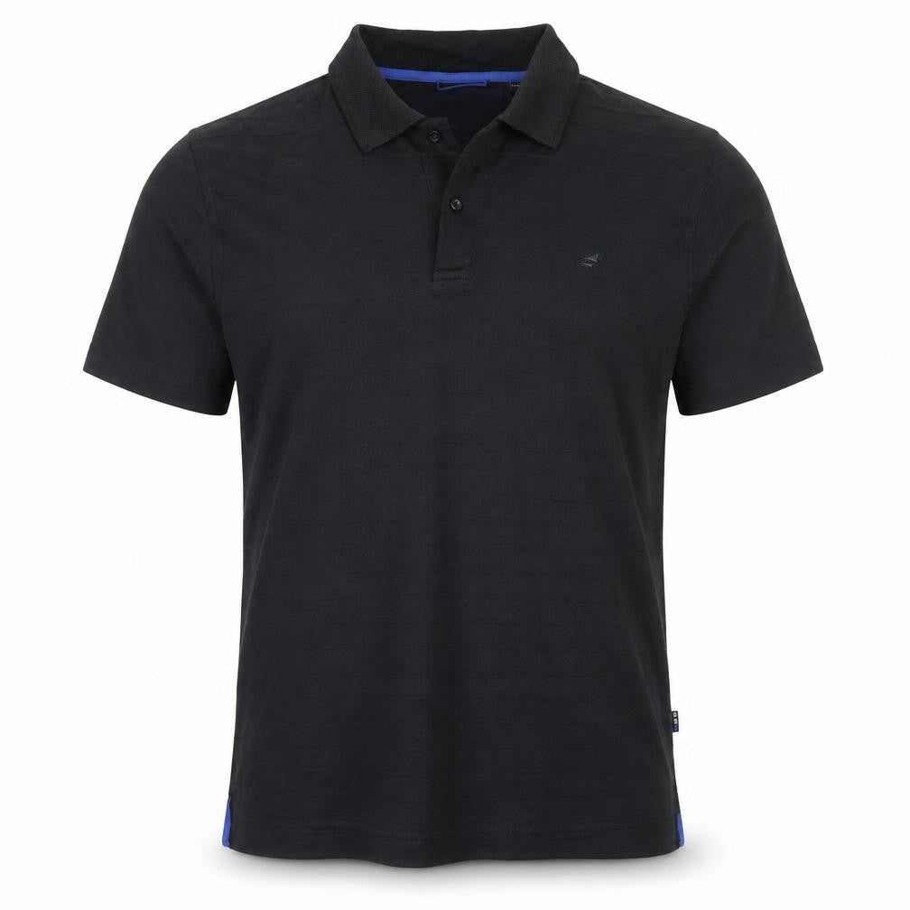 Stone Bay Golf Men's Black Short Sleeve Polo Shirt Size M