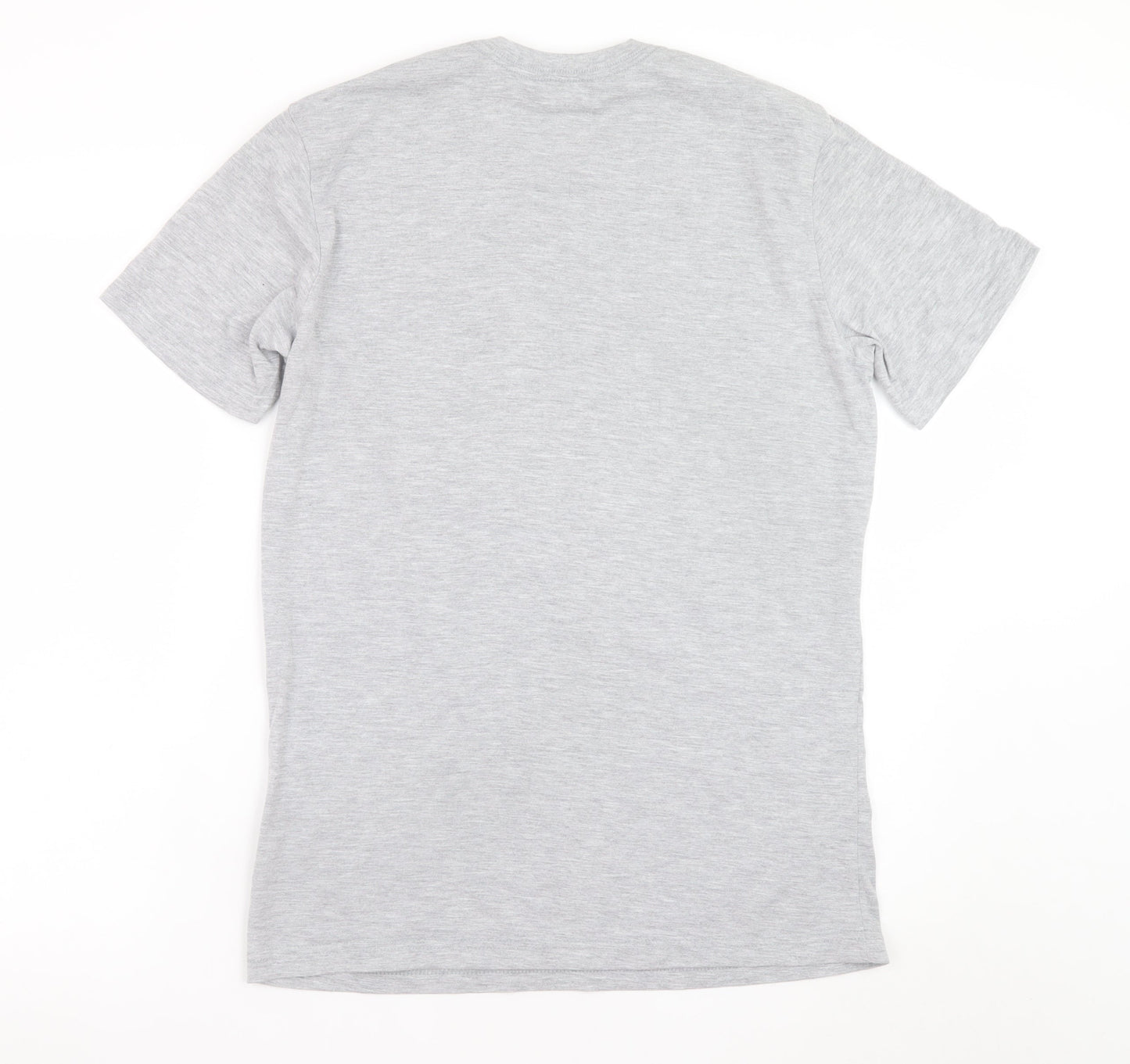 Holmes Brothers Men's Grey Graphic Print Cotton T-Shirt Size M