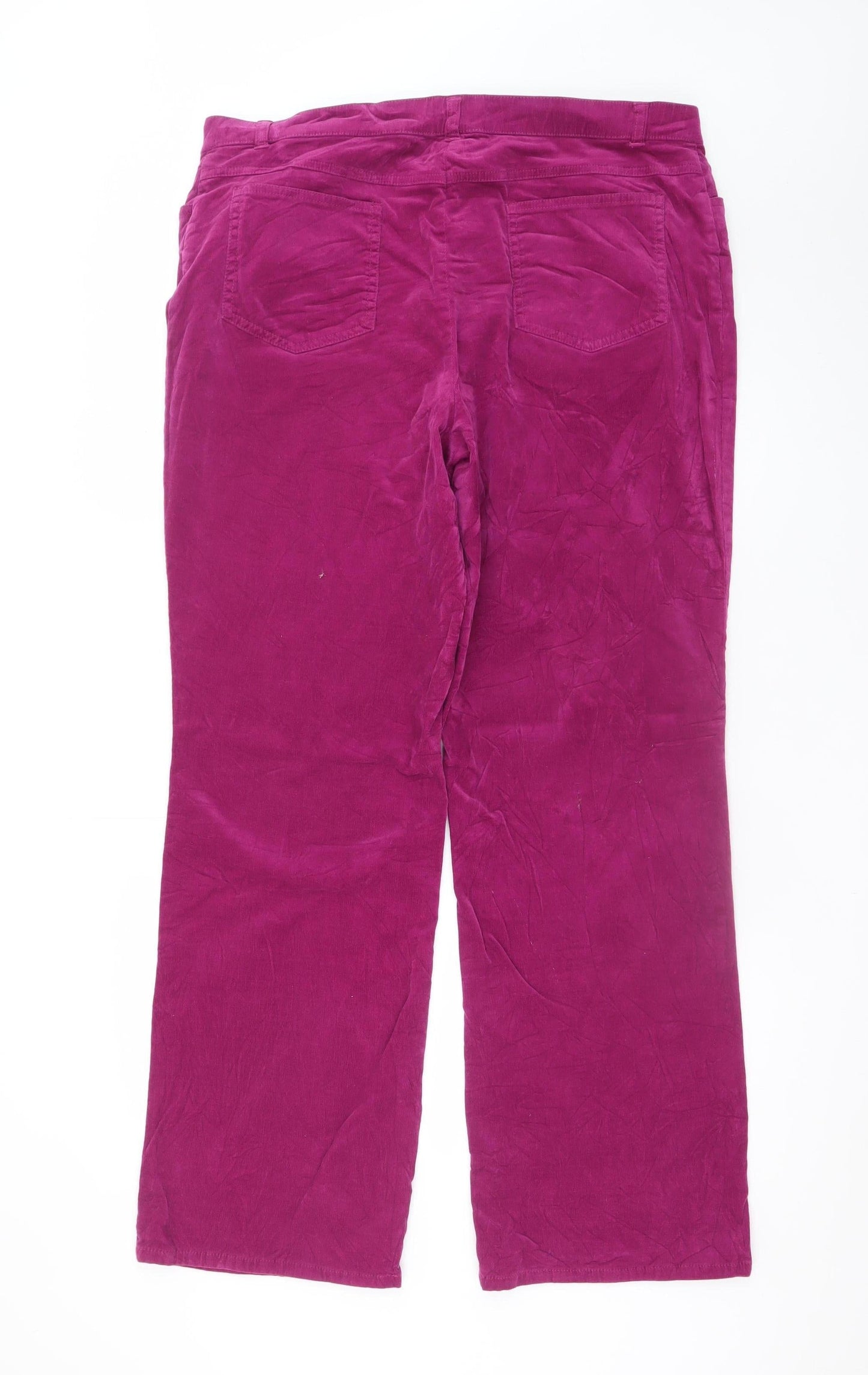 Orvis Women's Pink Corduroy Straight Jeans Size 16 Regular