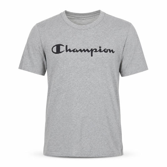 Champion Men's Grey Crew Neck Short Sleeve T-Shirt Size S