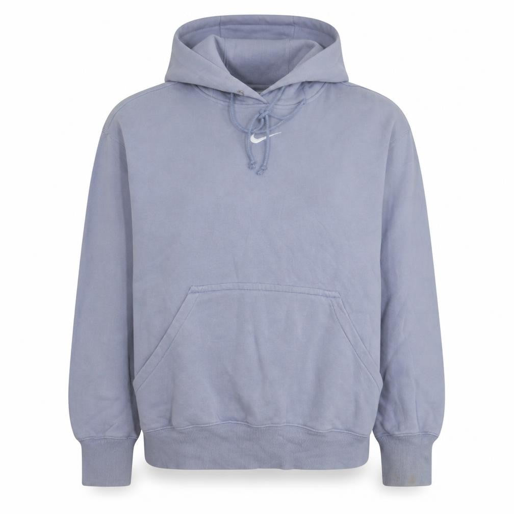 Nike Women’s Blue Pullover Hoodie Medium Cotton Blend Casual