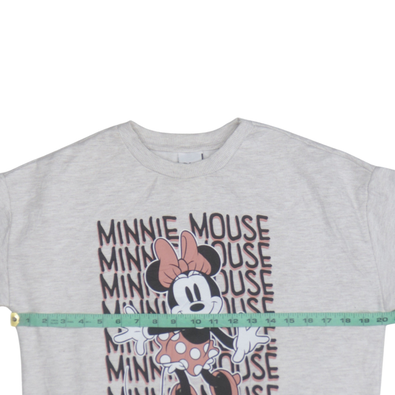 Disney Women XS Grey Minnie Mouse Pullover Sweatshirt
