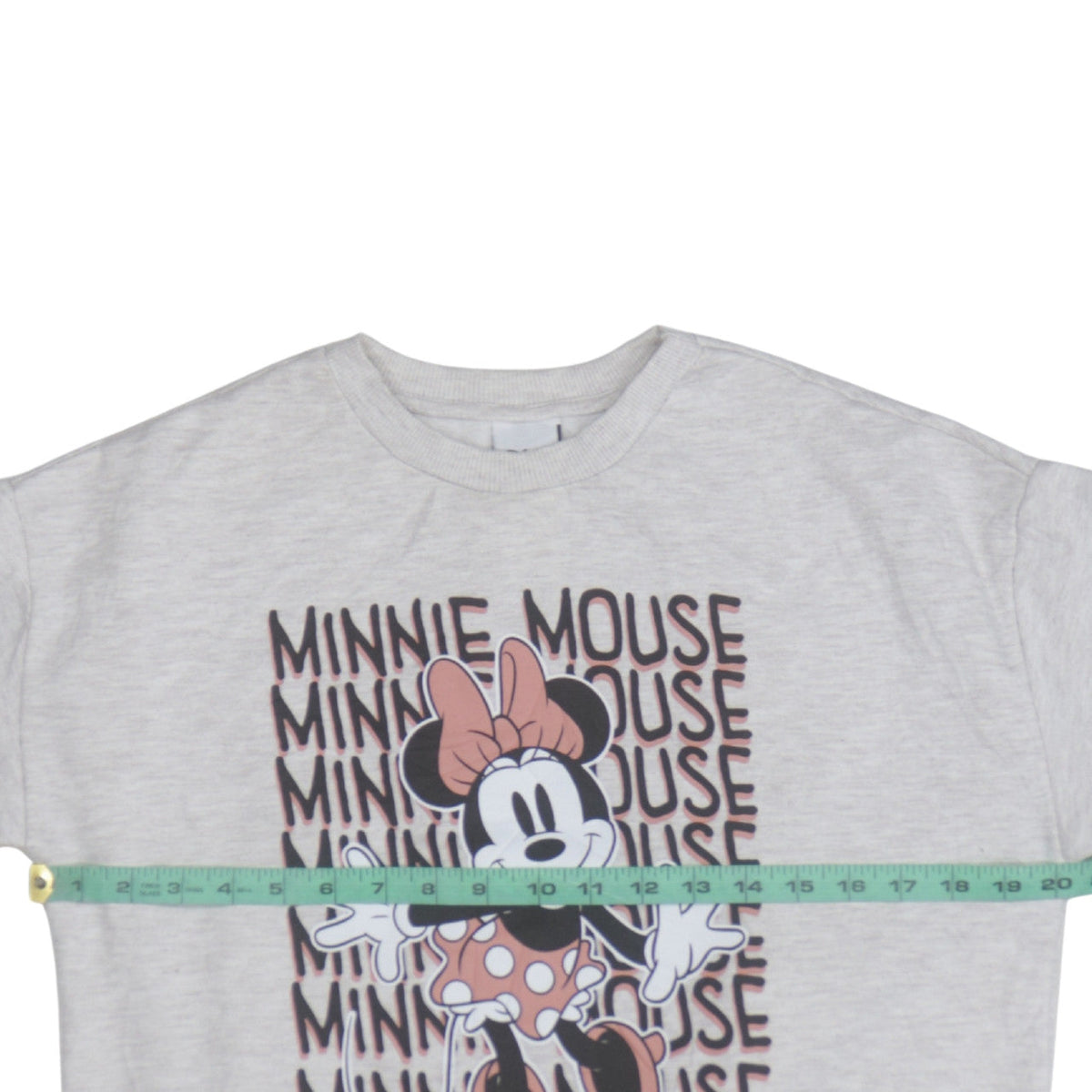 Disney Women XS Grey Minnie Mouse Pullover Sweatshirt