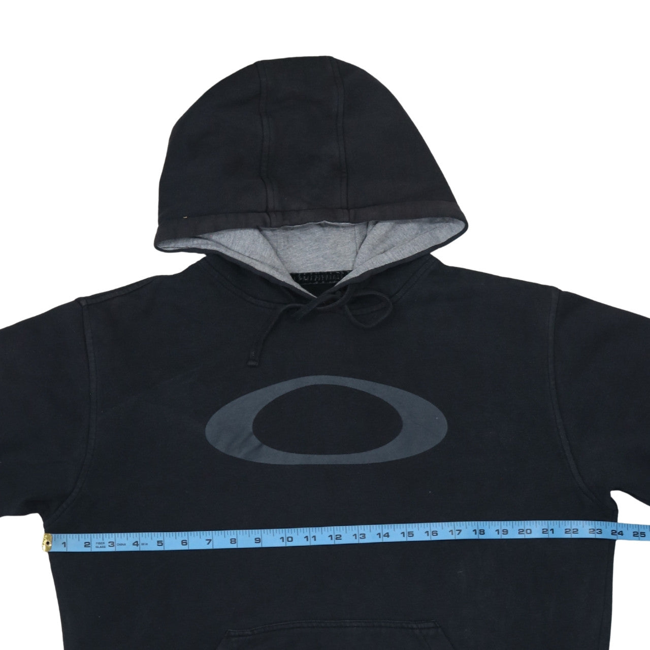 Oakley Mens Black Pullover Hoodie M Logo Fleece Sweatshirt