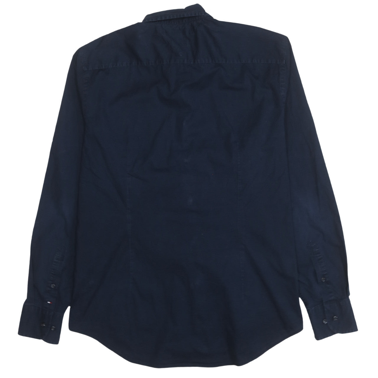 Tommy Hilfiger Men's Blue Slim Fit Stretch Button-Down Shirt XL