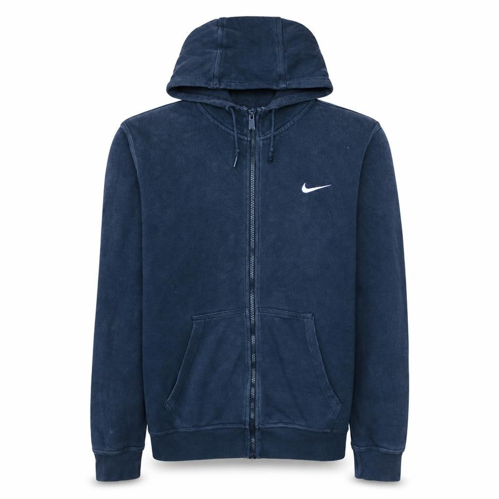 Nike Men's Blue Full Zip Hoodie M Sports Fleece Sweatshirt