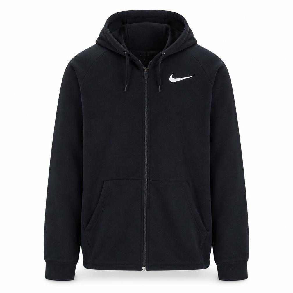 Nike Men's Black Full Zip Dri-FIT Hoodie M Sportswear