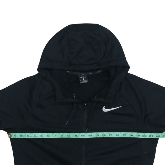 Nike Men's Black Full Zip Dri-FIT Hoodie M Sportswear