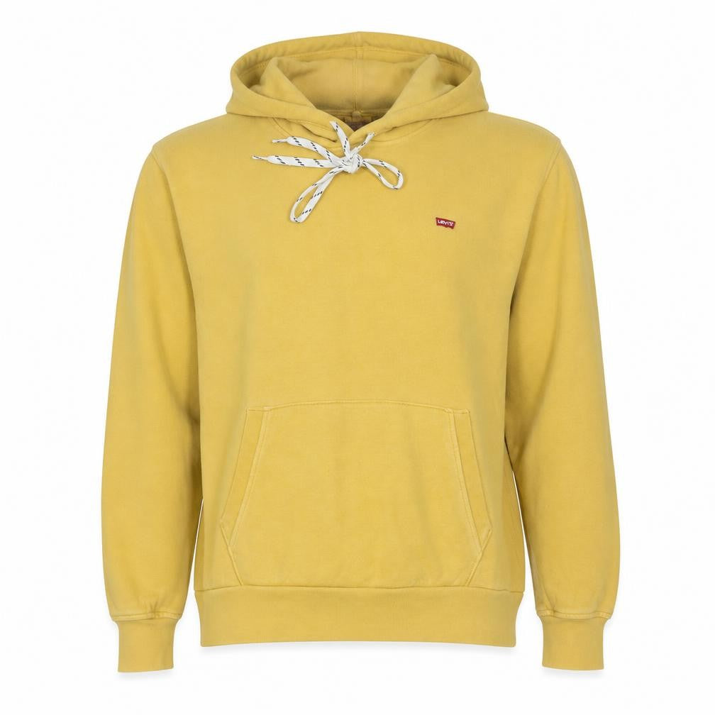 Levi's Men's Yellow Pullover Hoodie Medium Cotton Casual