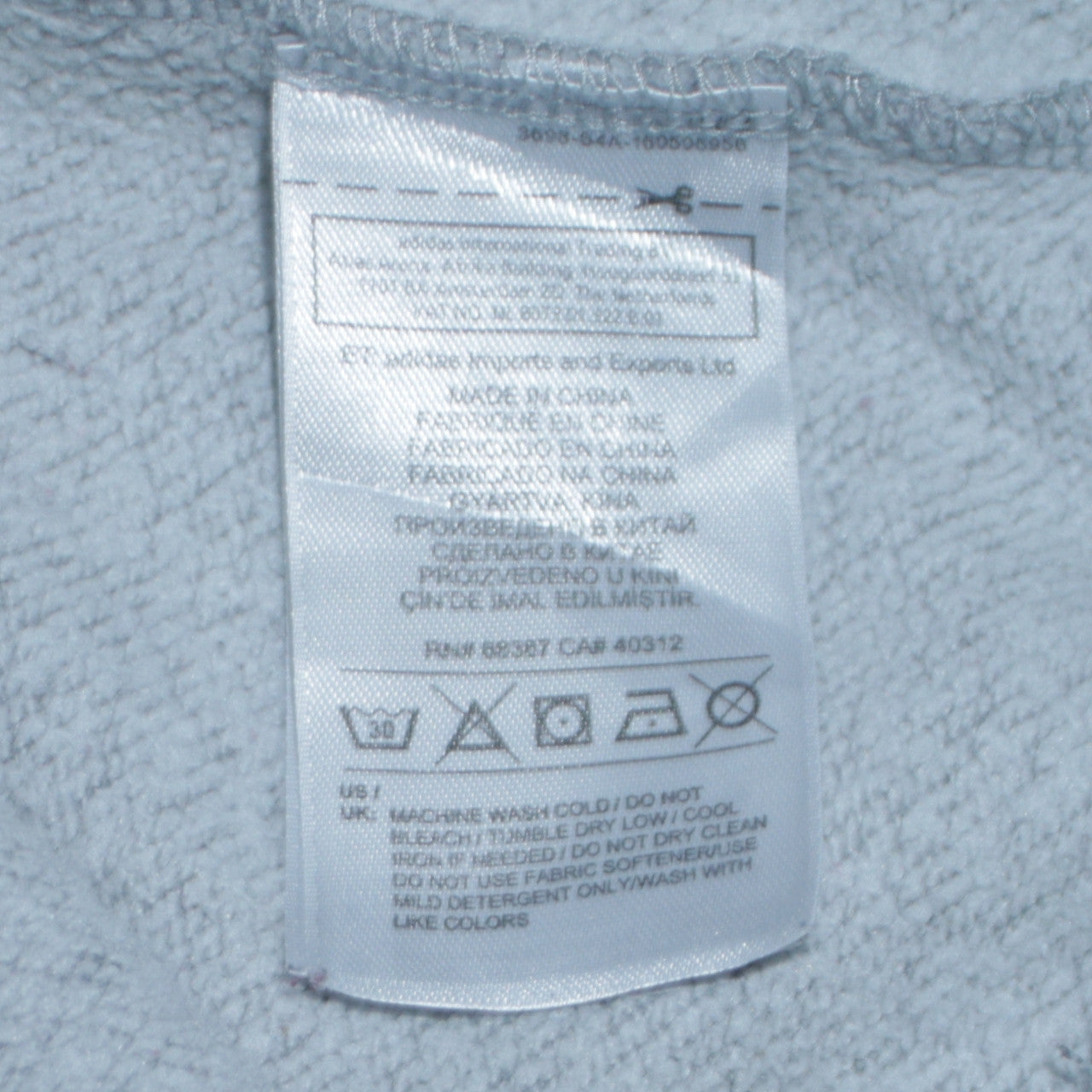 Adidas Men's Grey Pullover Hoodie L Fleece Sportswear Sweatshirt