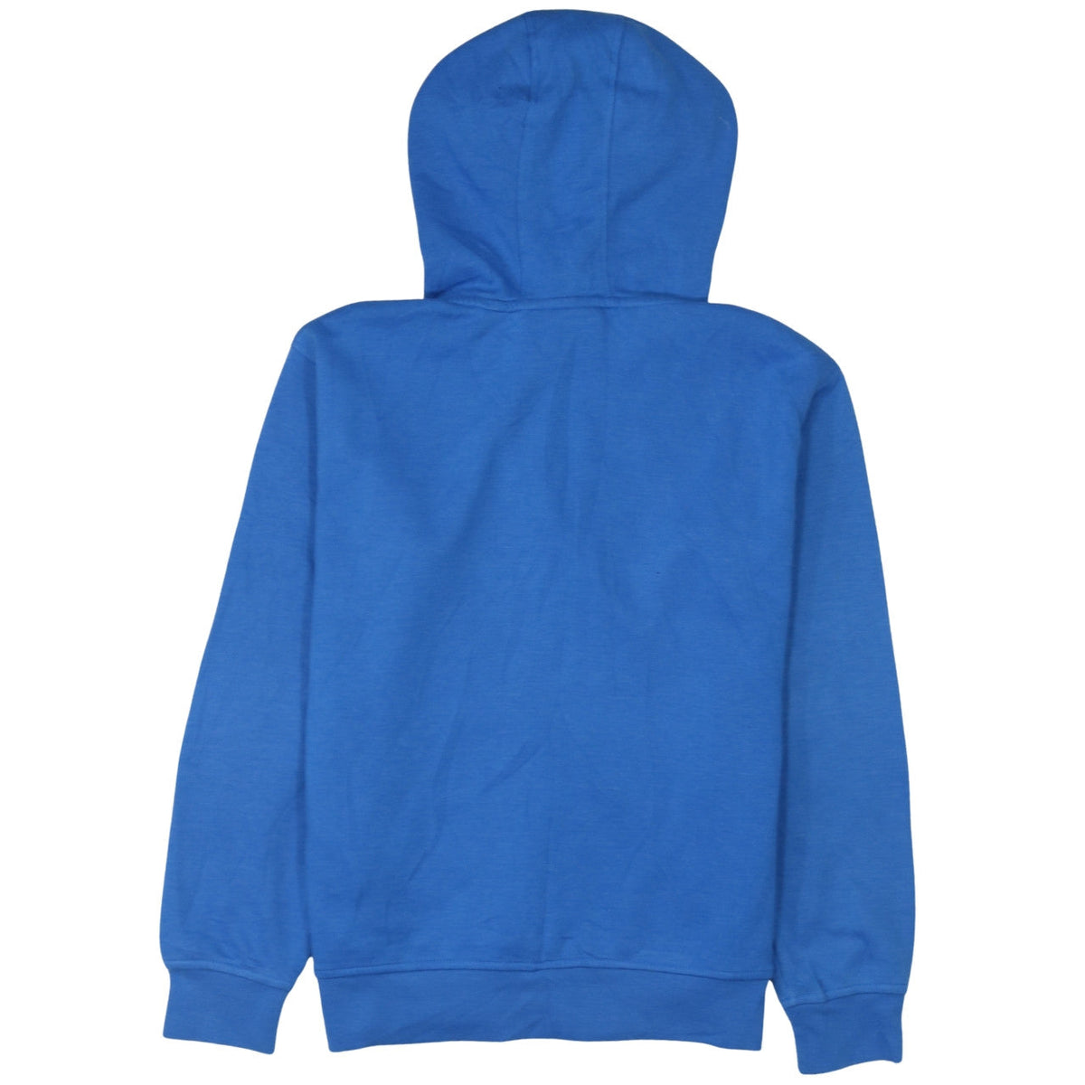 Brand and care label for Disney women’s blue stitch pullover hoodie xs cotton sweatshirt