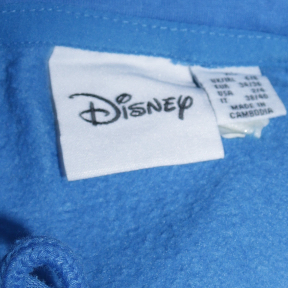 Additional view of Disney women’s blue stitch pullover hoodie xs cotton sweatshirt