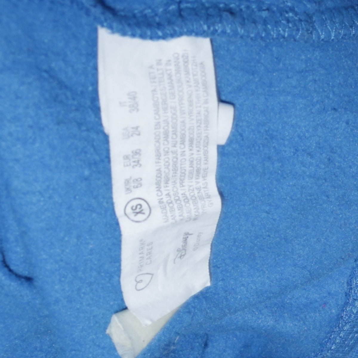 Additional view of Disney women’s blue stitch pullover hoodie xs cotton sweatshirt