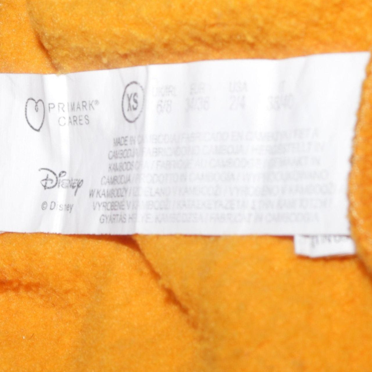 Additional view of Disney Women’s Yellow Mickey & Co Sweatshirt XS Primark Cares