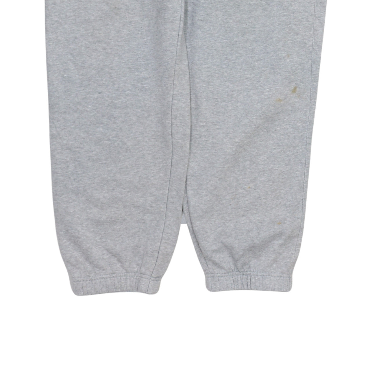 Nike Men Grey Fleece Jogger Sweatpants L Regular Fit Drawstring Trousers
