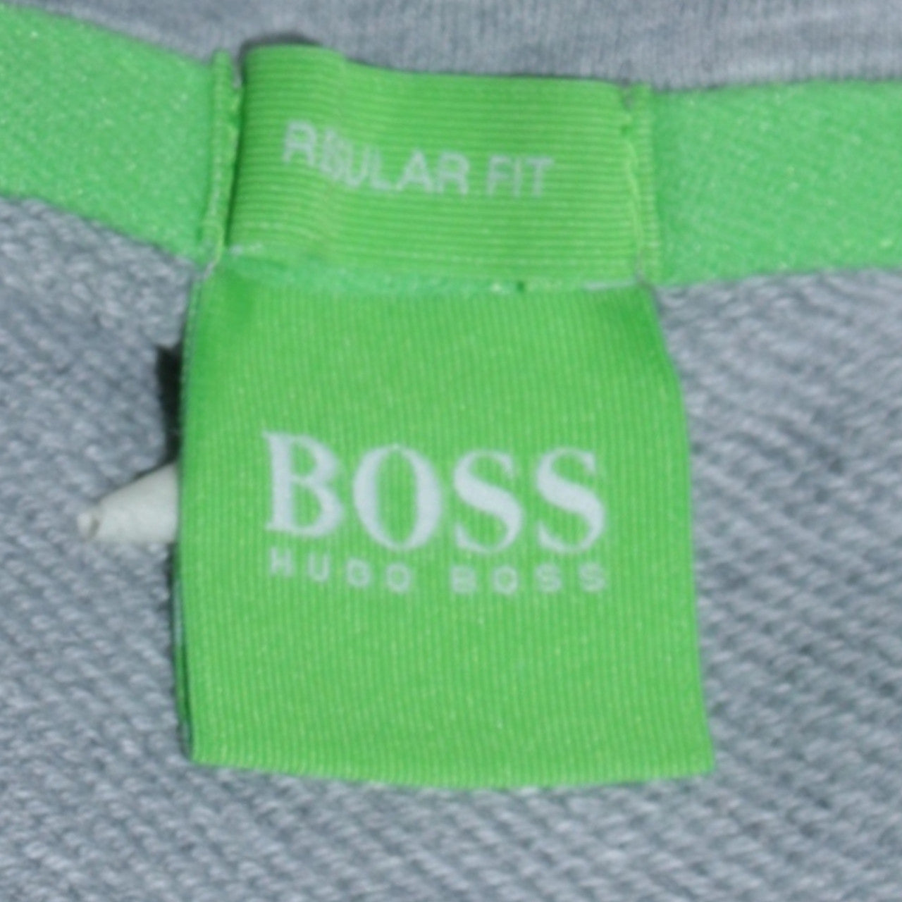 Hugo Boss Men's Grey Full Zip Hooded Sweatshirt Size S Regular Fit