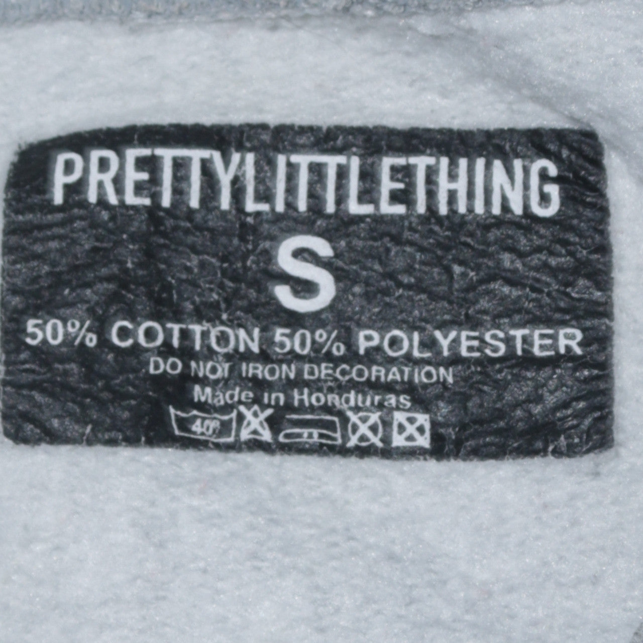 PrettyLittleThing Women Grey California West Coast Pullover Sweatshirt Size S