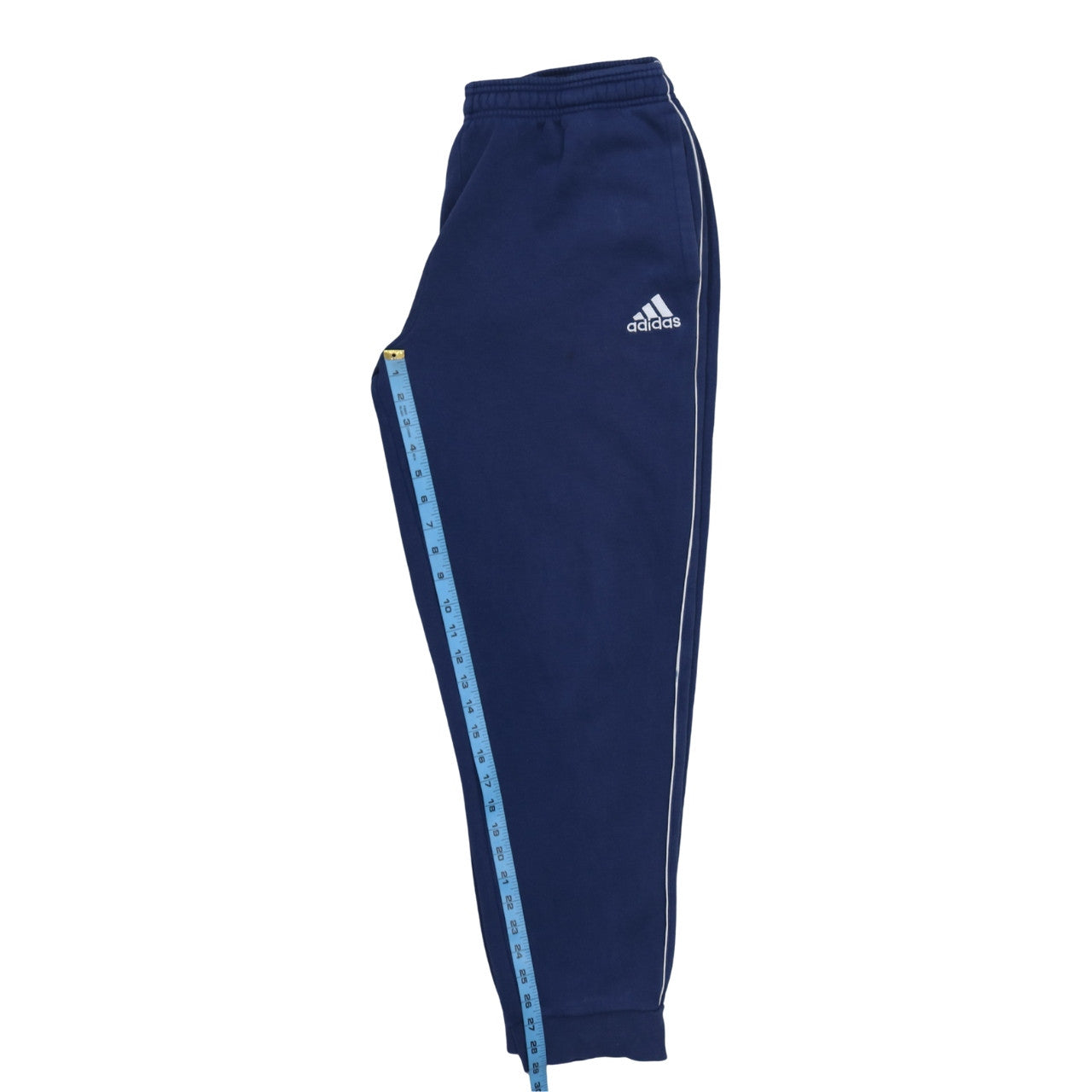 Adidas Men's Blue XL Jogger Sweatpants Elastic Waist Fleece Sports Trousers