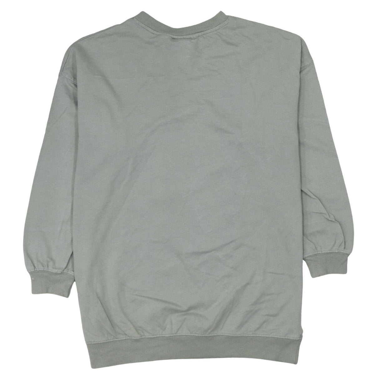 H&M Disney Women's Khaki Mickey Mouse Cotton Pullover Sweatshirt Size S