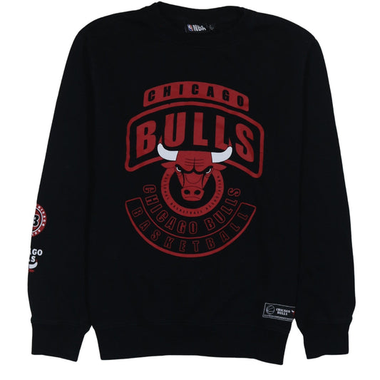 NBA Chicago Bulls Men's Black L Pullover Sweatshirt