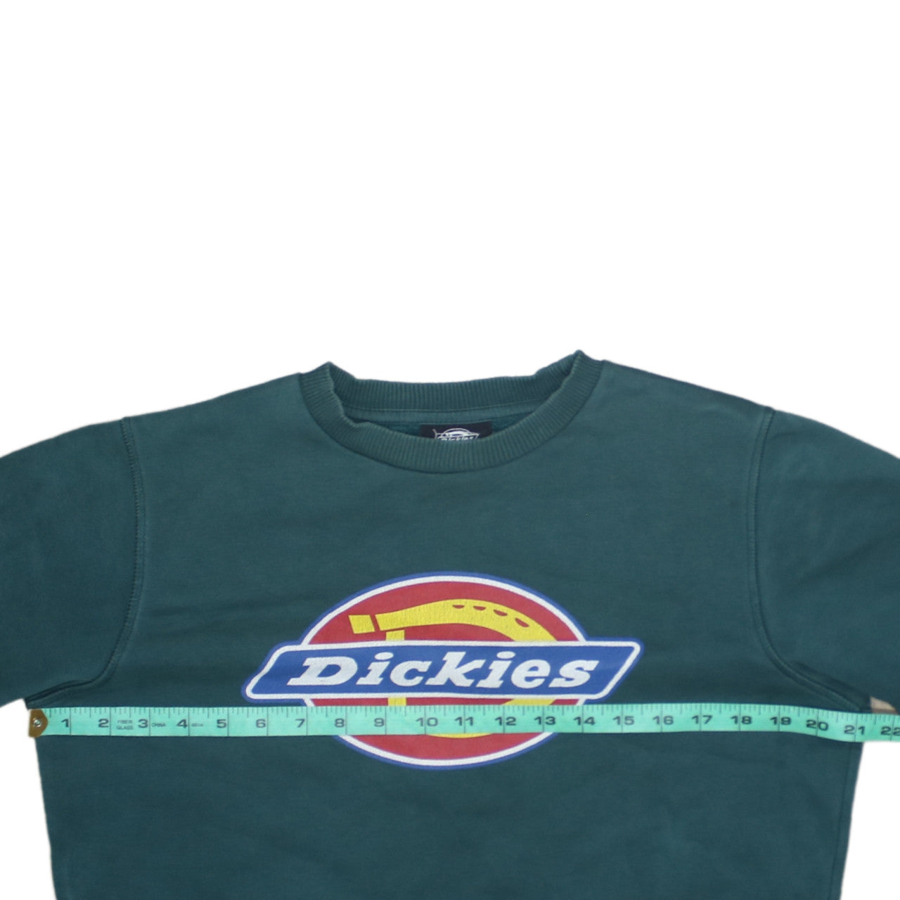 Dickies Men’s Green Small Pullover Fleece Sweatshirt with Logo
