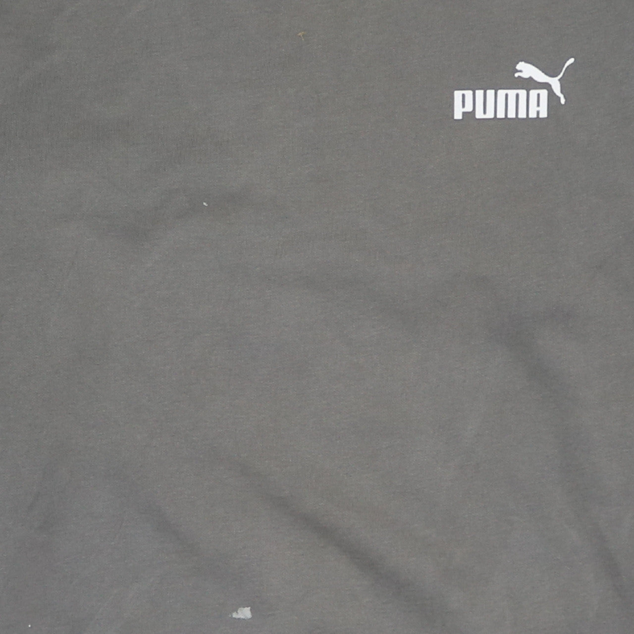 Puma Men's Grey Crew Neck Pullover Sweatshirt Size M