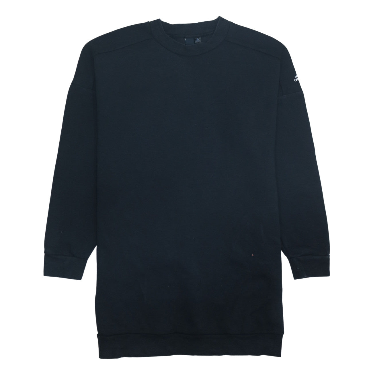 Adidas Women's Black Long Sleeve Crew Neck Pullover Sweatshirt Size 8-10