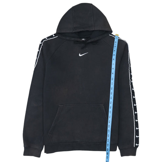 Nike Men's Black M Pullover Hoodie With Logo Detail