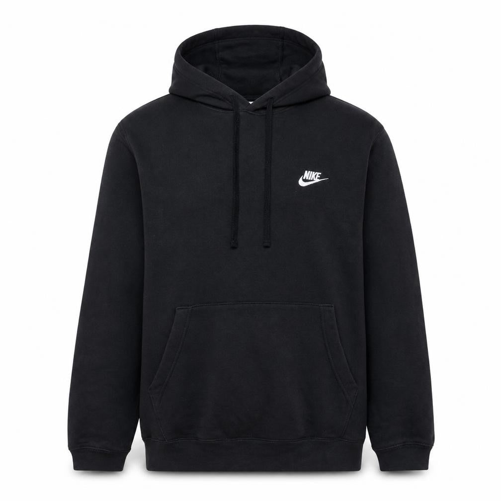 Nike Men's Black Pullover Hoodie Small Regular Fit Fleece Sweatshirt