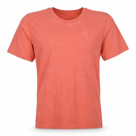 Adidas Men's Orange Short Sleeve Crew Neck T-Shirt Size S