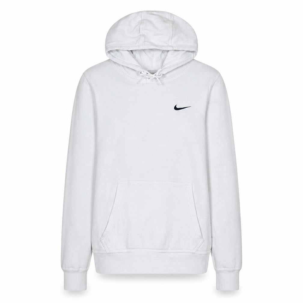 Nike Men's White XS Pullover Hoodie Fleece Sportswear
