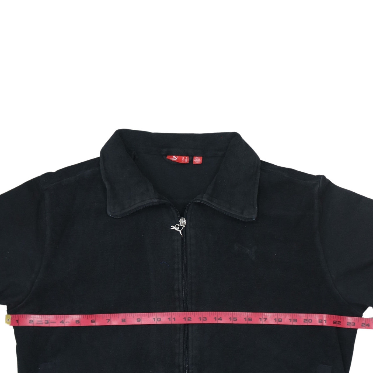 Puma Men's Black XL Track Jacket Fleece Full Zip Activewear