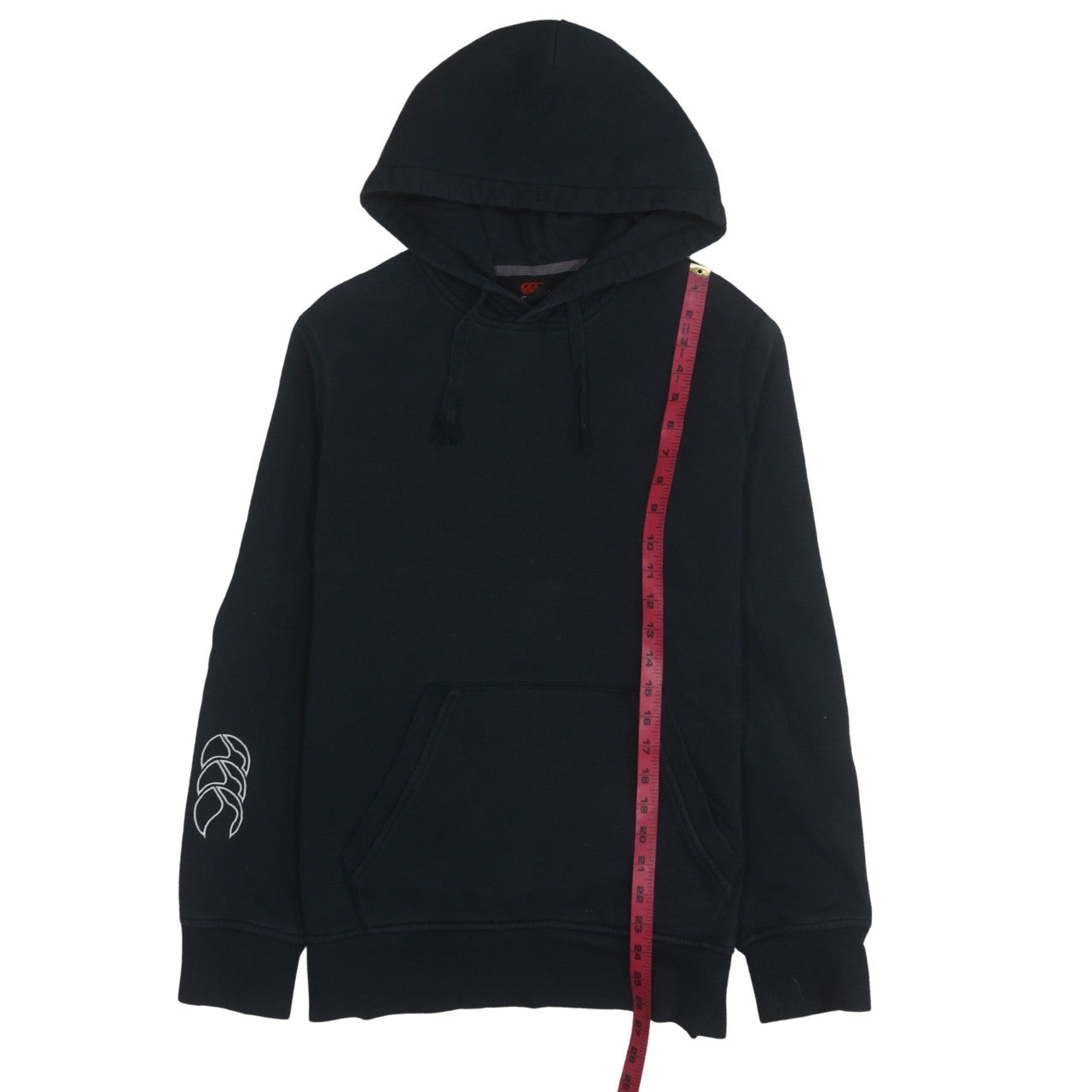 Canterbury Mens Black Pullover Hoodie M Regular Fit Rugby Style