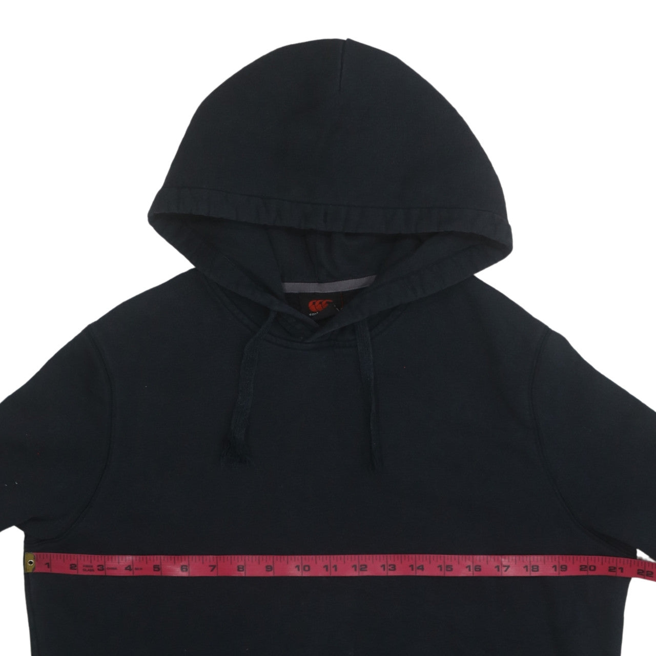 Canterbury Mens Black Pullover Hoodie M Regular Fit Rugby Style