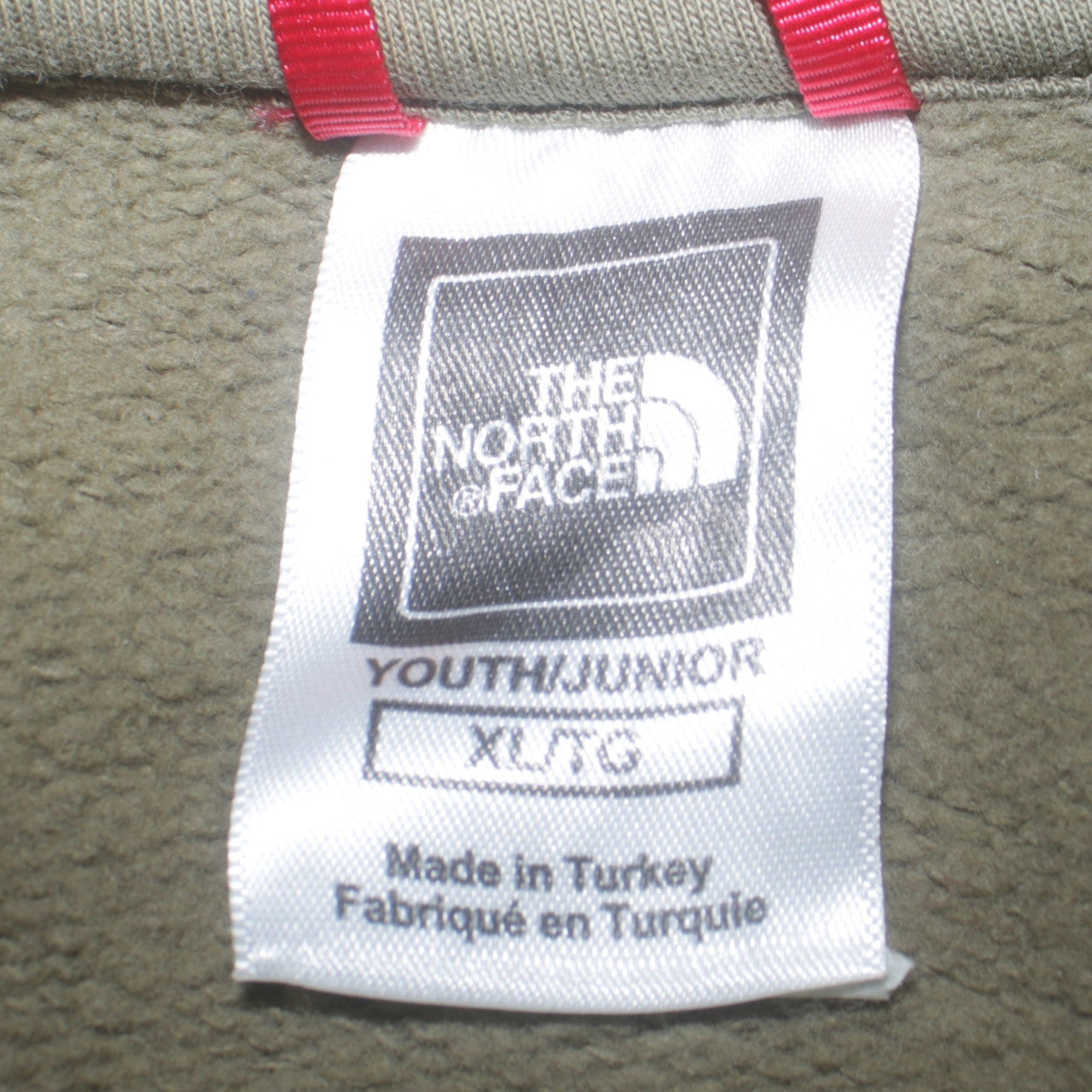 The North Face Boys Green XL Crew Neck Pullover Sweatshirt