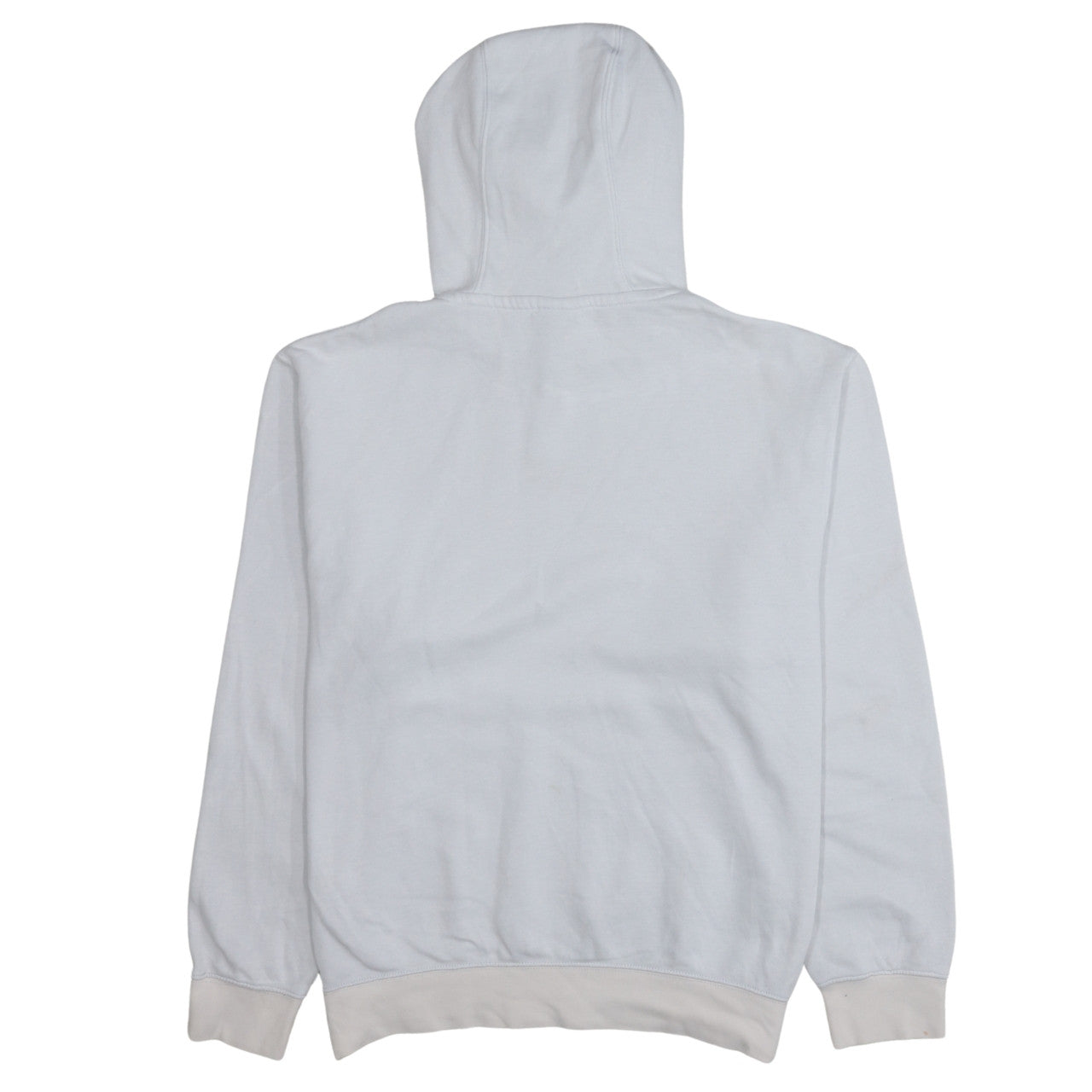 Nike Men's White Pullover Hoodie M Regular Fit Fleece Sweatshirt