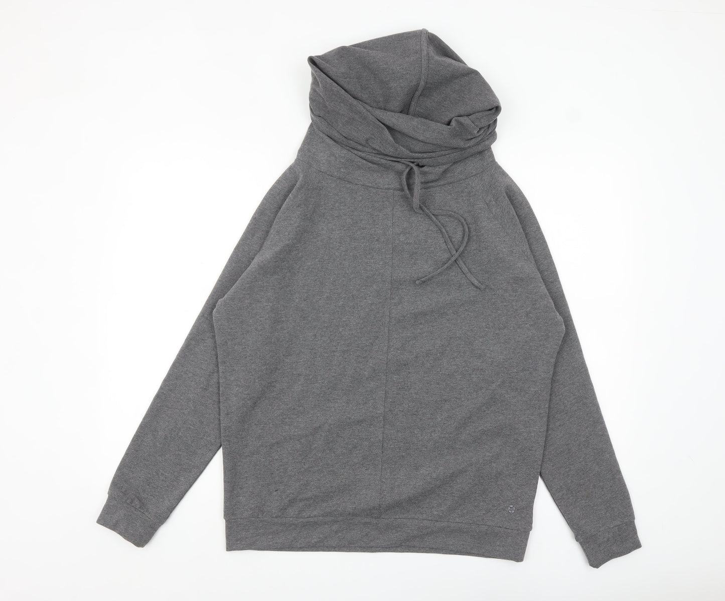 Manuka Women Grey UK 12 Pullover Hooded Sweatshirt with Drawstring